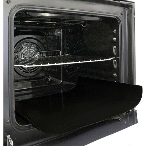 Tapis de four antiadhésif (lot de 2) - Grand tapis de cuisson universel en téflon à convection, protecteur de fond de cuisinière, revêtement convection robuste et propre (40 x 50 cm)