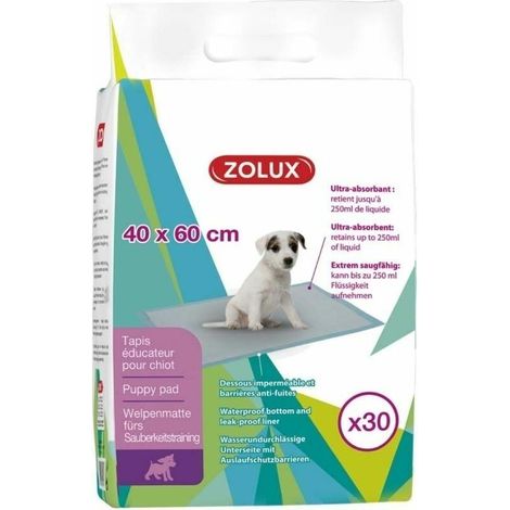 Erziehungsteppich für Welpen Ultra-absorberend 40x60cm x 30 - ZOLUX (1/2)