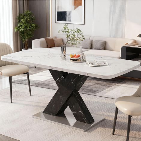 Mesa comedor extensible MDF 120-160 cm OKMYHOME (1/5)