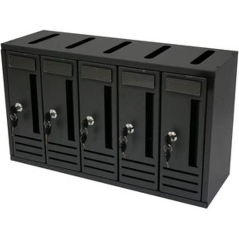 CASSETTA POSTALE COMPO 5 52X18X30 CM ANTRACITE