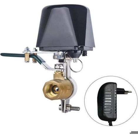 Valve d'eau/gaz, WiFi télécommande Valve de contrôle automatisation pour régulateur d'eau gaz Manpolateur valve 4 points 1/2 (1/5)