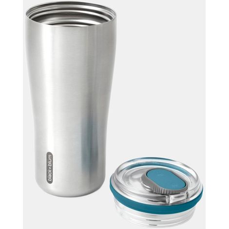 Black Blum Isolierbecher für unterwegs, silber, 380g Edelstahl (1/3)