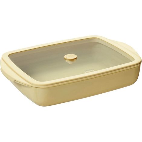 Plat à four rectangulaire 1.6l + couvercle - Pebbly - 40-PKV081 (1/3)