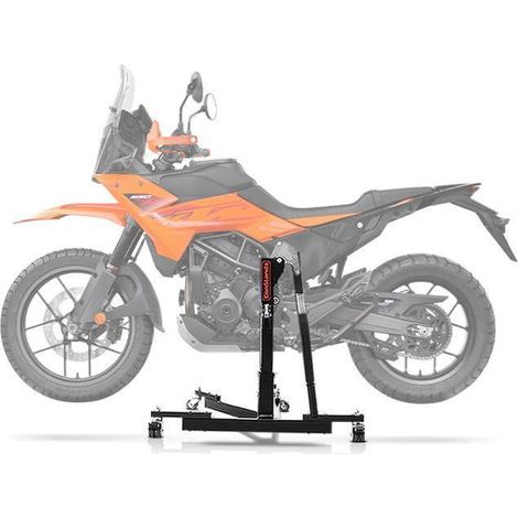 Alza moto centrale compatibile con KTM 390 Adventure X 2025 ConStands nero Power-Evo