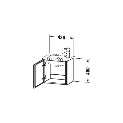 Duravit LC6272R5555 LC WTU WH 420x294x400 Oeuf mr Mt Hv 3H (1/2)