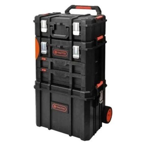 [JAMAIS UTILISE] Servante d'atelier roulante 3 tiroirs – Chariot à roulettes 99 cm – Capacité de rangement optimisée – Pour outils lourds et volumineux – Tactix (1/5)