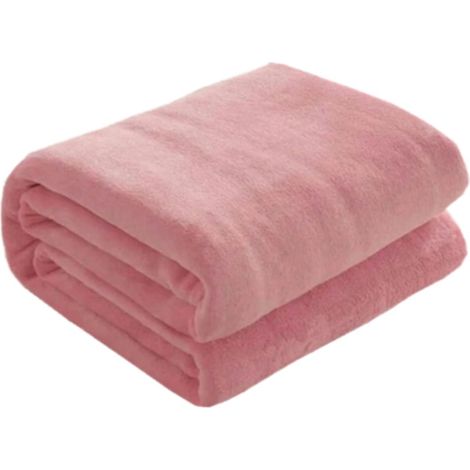 Plaid - Fleece - 150 x 200 cm - Polyester - Lavable En Machine - Pour Lit Canapé Chambre - 1 Pièce (1/5)