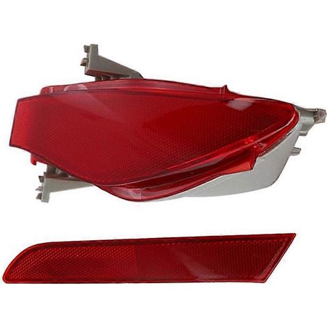 Compatible avec le réflecteur de pare-chocs arrière droit du CX7 (modèles 2008-2015), comportant un boîtier de feu antibrouillard arrière et une lentille rouge. (1/5)