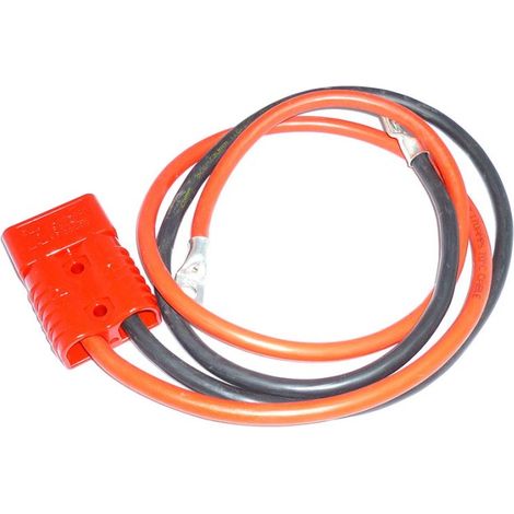 Câble d'alimentation batterie avec fiche rouge Anderson SB175 et oeillet M10 4m