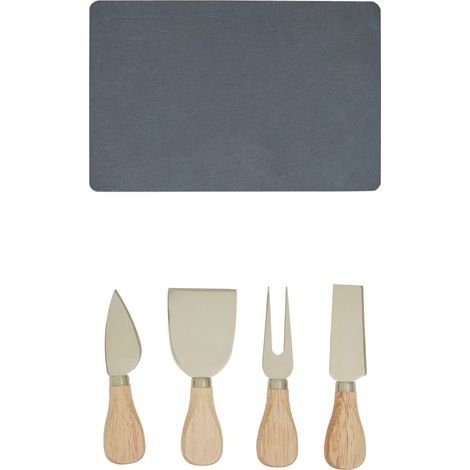 Premier Housewares 4pc Gold Finish Cheese Knife Set