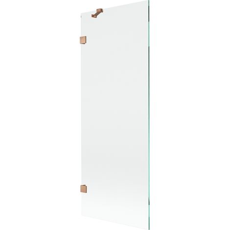 Mexen Lunar paravento doccia 1-anta 70 x 150 cm, trasparente, rame spazzolato - 897-070-000-65-00 (1/5)