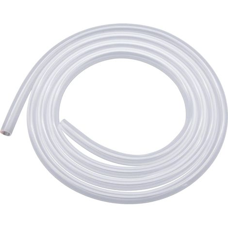 Tuyau silicone transparent Hosifiy, flexible et qualité alimentaire, 10 mm intérieur x 14 mm extérieur, tube caoutchouc clair pour transfert d'eau, air, huile, 3 mètres. (1/5)