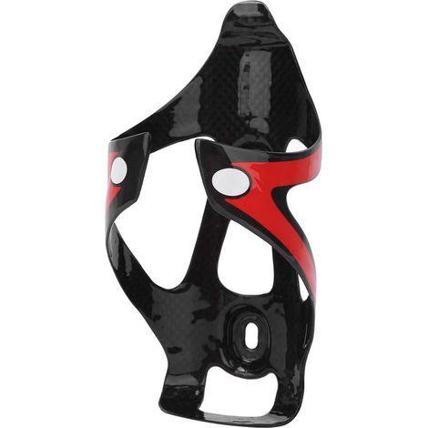 Porte-bidon carbone T800 ultra-léger pour vélo route VTT, équipement cycliste rouge (1/5)
