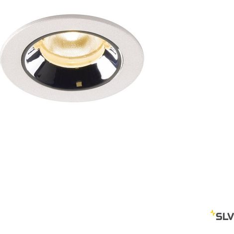 Encastré plafond intérieur blanc/chrome LED NUMINOS® XS 7 W / IP44 55° - SLV 1005534 (1/3)