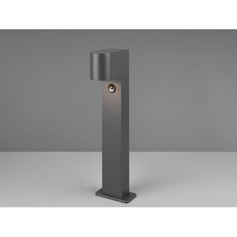 Pollerleuchte Anthrazit mit Bewegungsmelder inklusive GU10 LED, Höhe 50cm (1/5)