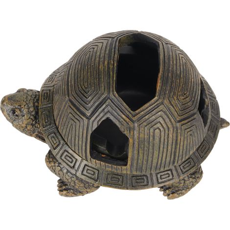Cendrier vintage à 3 compartiments, couvercle coupe-vent, résine inaltérable, style tortue, cendrier rétro stable pour bureau ou extérieur. (1/5)
