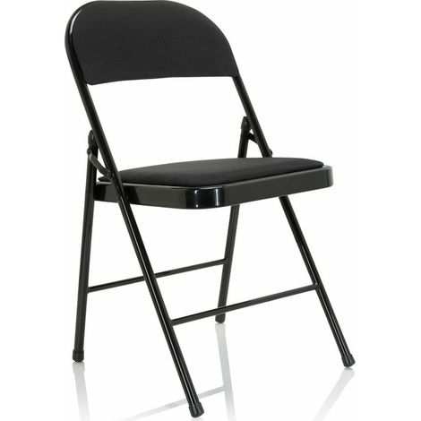 [NEUWERTIG] Hjh Office Konferenzstuhl Besucherstuhl Klappstuhl Tudela Ii Klapp Stuhl Schwarz B-Ware