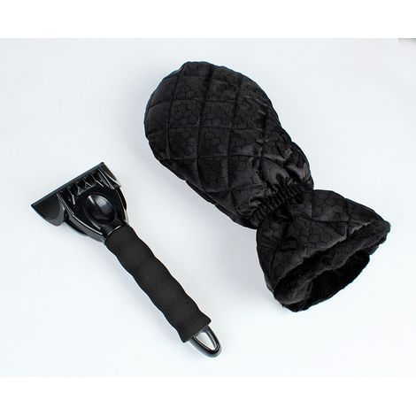 1 Pièce, Raclette à Glace pour Voiture avec Gant, Étanche, Imperméable, pour Pare-Brise, Hiver, Voiture (1/4)