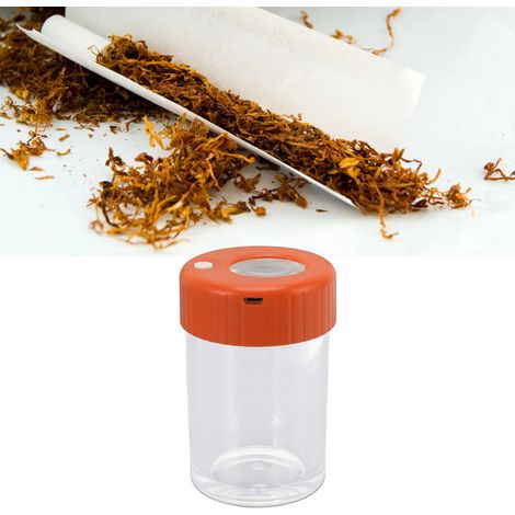 Bocal loupe multifonctionnelle, étanche et portable, avec éclairage LED pour tabac et oranges. (1/5)