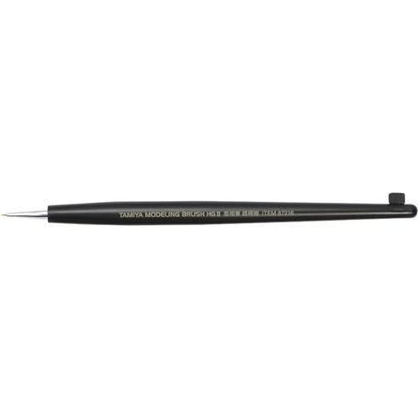 TAMIYA HG II Point 87216 - Spazzola per capelli sintetici ultra fini, per lavori artigianali, accessori per modellismo, colore: nero (1/3)