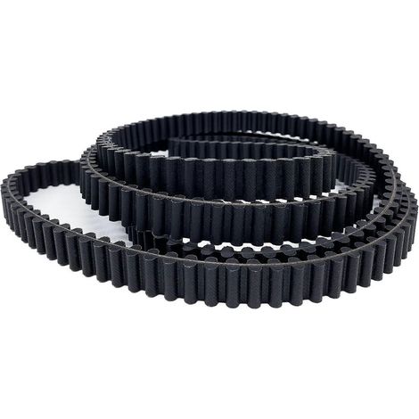 Courroie de distribution pour tondeuse à gazon John Deere M141558 M150717 LT133 LT155 LT166 (5/8 po x 78 3/4 po) (1/2)