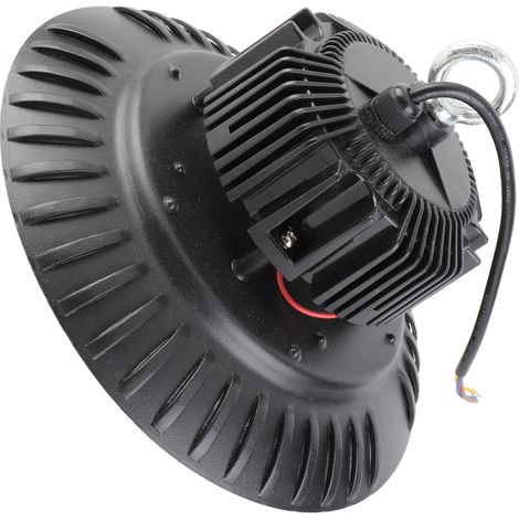 Lampadaire Industriel LED Anti Poussière 6000K Type Soucoupe Pour Entrepôt Étable Atelier Usine (1/4)