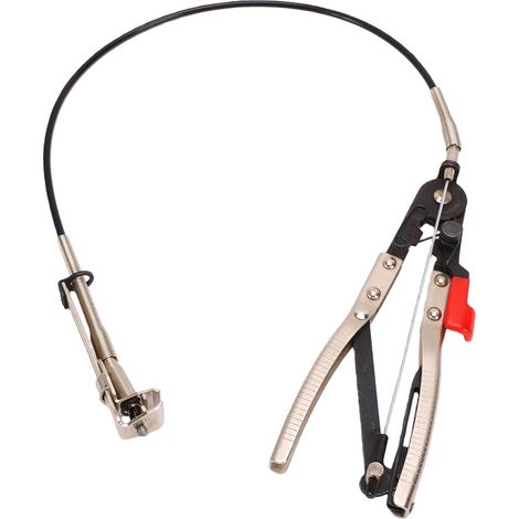 Pince de Serrage de Tuyau Flexible, Outil de Serrage de Tuyau de Verrouillage en Métal, Câble de 62 Cm, Longueur Totale de 83 Cm pour la Réparation de Conduites d'eau de Mazout d'automobile (1/5)