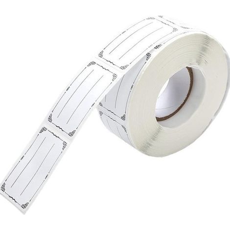 Etichette per congelatore, 600 pezzi, adesivi per congelatore, 5,0 x 3,0 cm, rimovibili, etichette con data di scadenza, etichette autoadesive, etichette per conserve, etichette bianche (1/5)