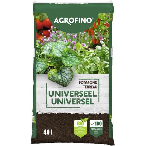 Terreau usage universel Agrofino BIO nature 100 jours de nutrition 40L