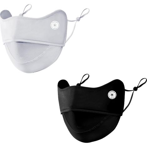 2 Units Sun Protection Masks, Reusable Masks, Anti-Pollution Mask, Fabric Mask, with Adjustable Earloops, Suitable for Cycling, Outings Protection (1/5)