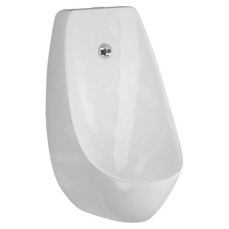 Jika Domino - Urinoir avec chasse d'eau automatique, Antibak, Rimless, sur batterie, blanc H8411010004881 (1/4)