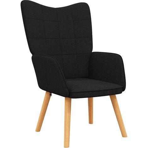 Maison Exclusive - Relaxsessel Schwarz Stoff (1/5)