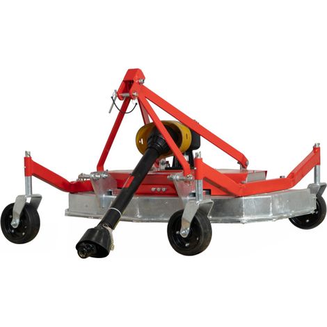 Plateau de coupe rotatif à 3 lames - Largeur de travail 120 cm - Pour tracteurs 15 à 40 ch - Cardan et attelage trois points inclus Torros CPA125 (1/5)