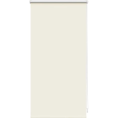 Maison Exclusive - Tenda a rullo oscurante 44,4x100 cm Tessuto Larghezza 40 cm Bianco sporco