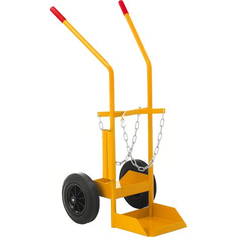 Kongamek Gasflaschenwagen 530x1080x550mm für 50l-Fässer mit 80kg Tragkraft