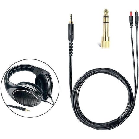 Adaptateur 6,35 mm mâle vers MMCX pour écouteurs SRH1440/SRH1840/SRH1540 (1/4)