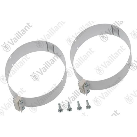 VAILLANT Abrazadera, DN 100 Set 30, 40 mm Waag. WDF 0020219516 60/100 PP Vaillant-Nr. , 0020231438
