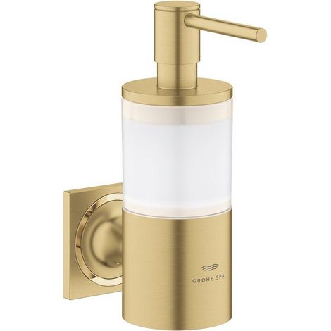 GROHE allure support pour distributeur de savon brossé cool sunrise brossé (or) (1/5)