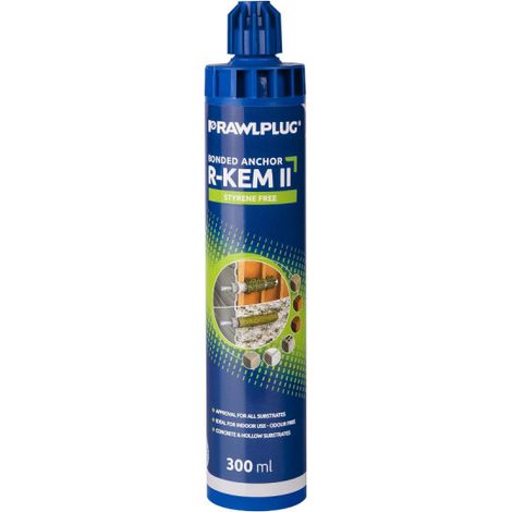 Chemische Befestigung Polyester R-KEM II RWALPLUG - 300 ml - Steinton