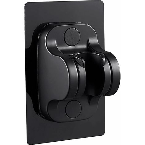1 Support de pommeau de douche à main, adhésif nano sans perçage, angle réglable, compatible carrelage fissuré (1/5)
