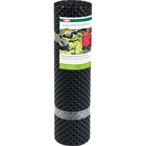 Bellissa – Feuille à excroissances pour potager surélevé – Noire, 0,8 x 6,5 m, 500 g/m² (1/3)