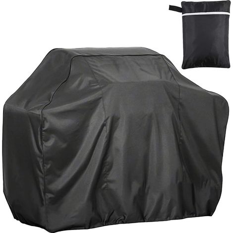 housses De Barbecue(145  61  117 Cm), Housse Impermable Avec Cordon Et Boucle Pour Barbecue  Gaz, Grande Bache Barbecue Exterieur Pour Viter De (1/5)
