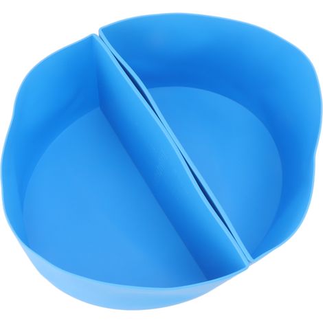 Lot de 6 doublures réutilisables en silicone pour mijoteuse 6 QT, séparateur amovible compatible pot 6 litres, bleu (1/5)