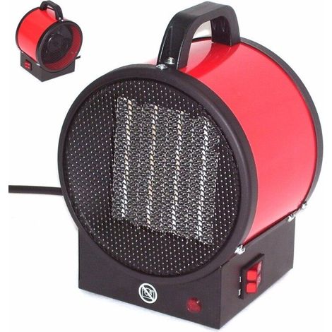 Keramik Heizlüfter Keramikheizer 2kW Elektroheizer 55438 Bauheizer Heizgerät