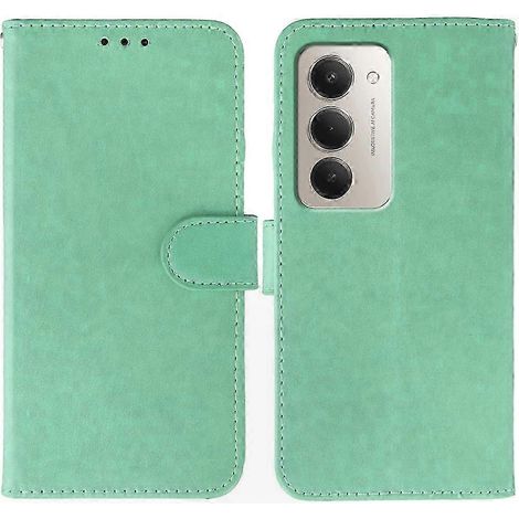 Étui portefeuille en cuir PU avec lanière amovible pour smartphone 5G, coque de protection compatible Redmi 15, finition élégante, poches pour cartes et fermeture magnétique, idéal pour un usage quoti (1/5)
