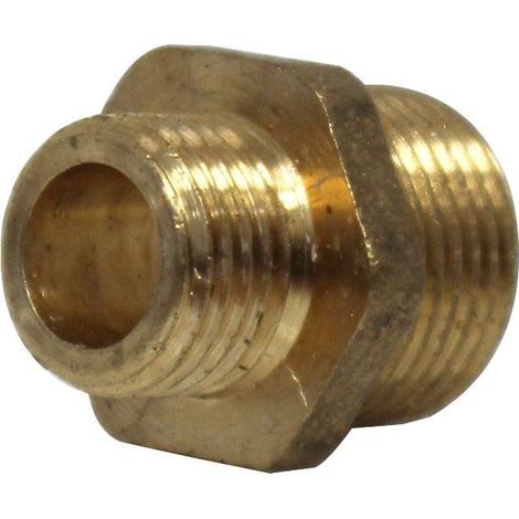 Mamelon Laiton Réduit mâle/mâle 3/8" (12/17) - 1/8" (5/10) - Arcanaute