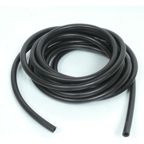 Rouleau de durite d'essence noir Ø8x13.5mm x L7.5m Emgo pour moto (1/2)