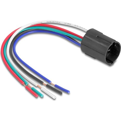 Delock ZÃ³calo para pulsador o interruptor de 16 mm y 5 pines