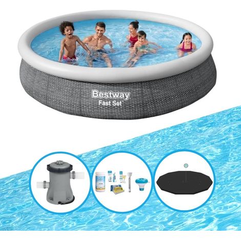 Bestway Bestway Fast Set Ronde - 366x76 cm - 4-pièces  S22665 (1/5)