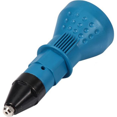 Pince à riveter électrique Adaptateur de perçage Écrou Rivet Outil électrique pour Travaux Bleu clair (1/5)